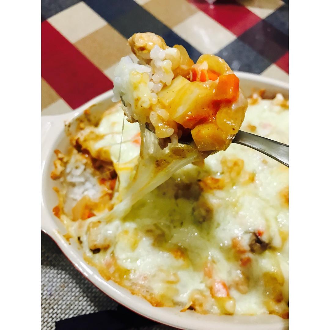 番茄鸡肉浓情焗饭【两人份】