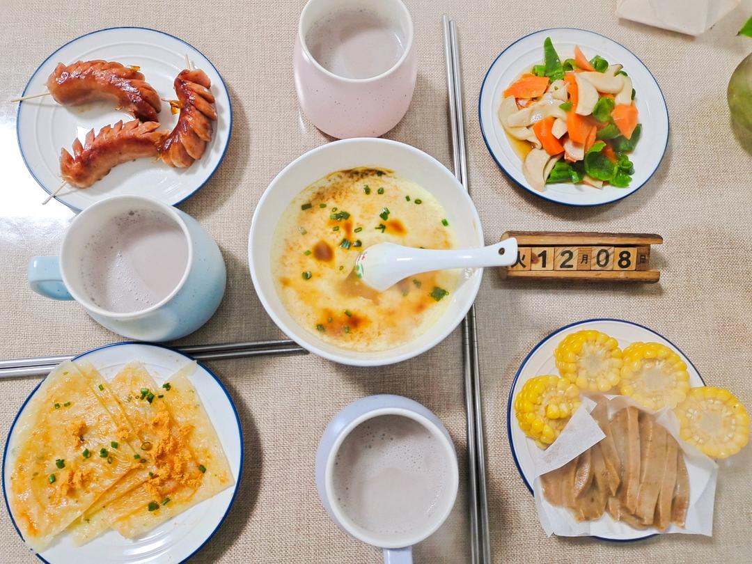 发面鸡蛋肉松饼