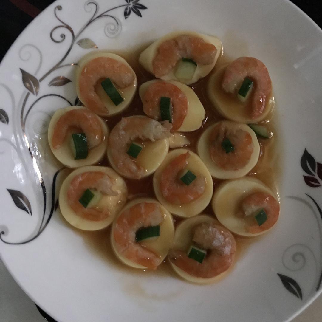 日本豆腐蒸虾仁