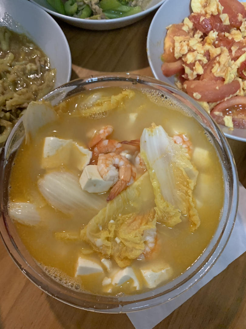 快手～鲜虾豆腐