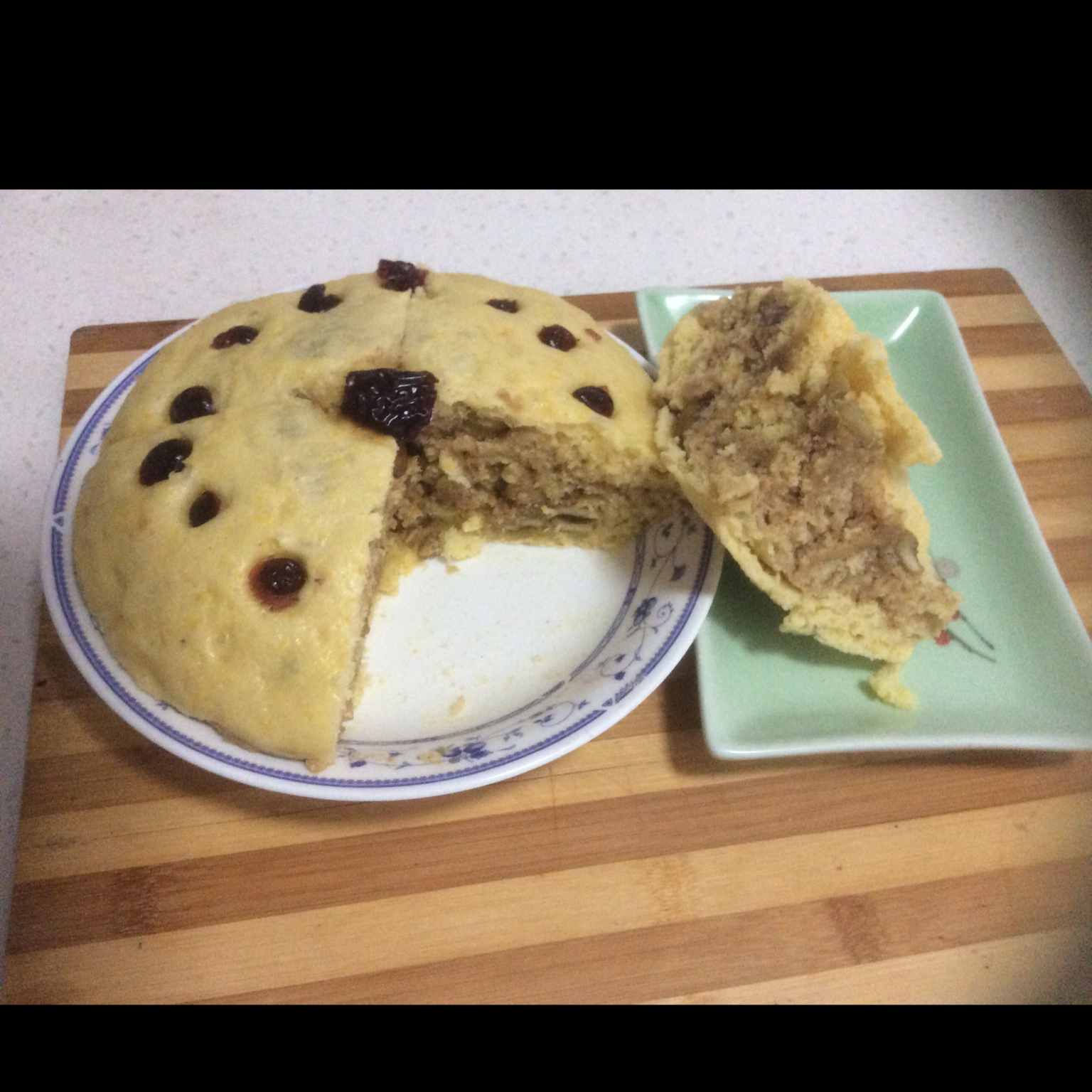 枸杞玉米面发糕