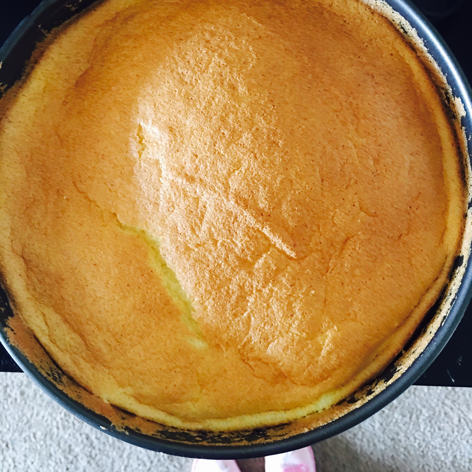 烤箱做蛋糕（戚风蛋糕的做法）