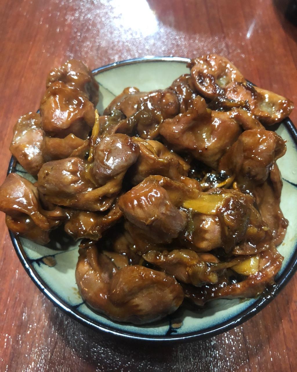 共童成长做的暖心炖鸡胗