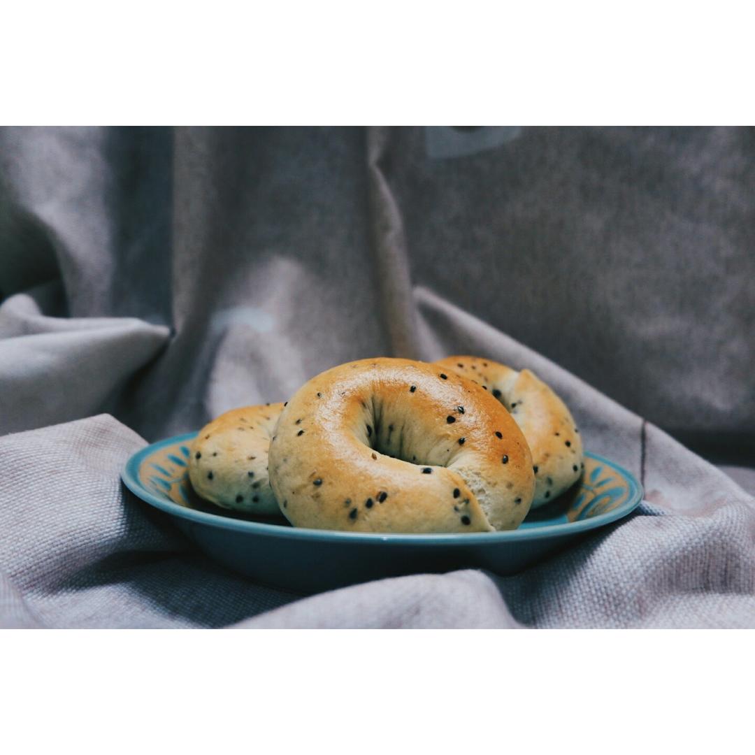 芝麻贝果（咸）