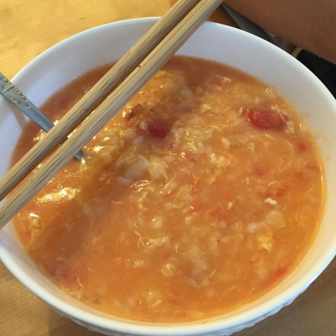 简单早餐-疙瘩汤