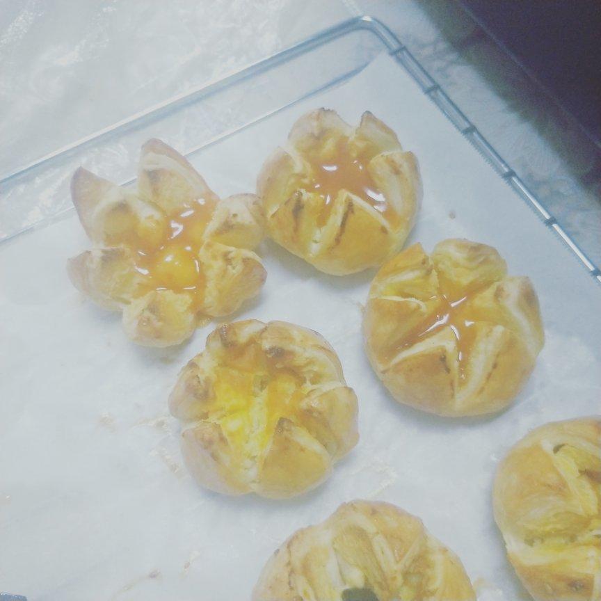 双木成林泪成海做的荷花酥开口酥烤箱版