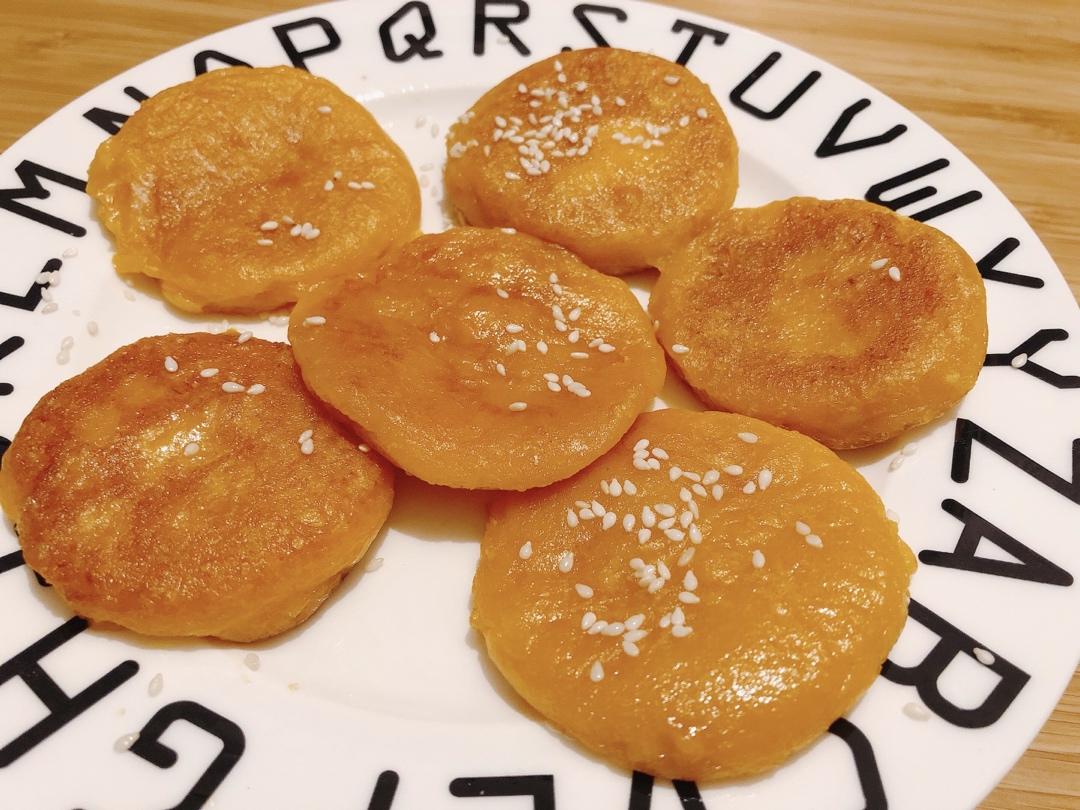 非常简单，不用油炸的南瓜饼，粘糯香甜