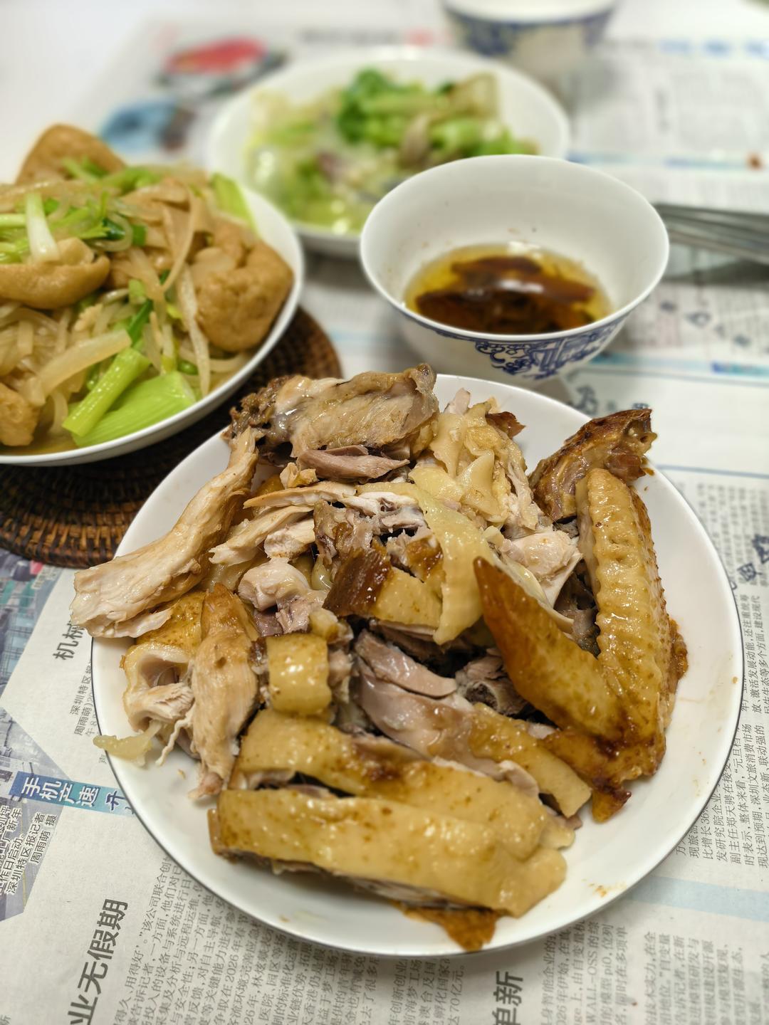 电饭煲盐焗鸡【手撕鸡】简易版