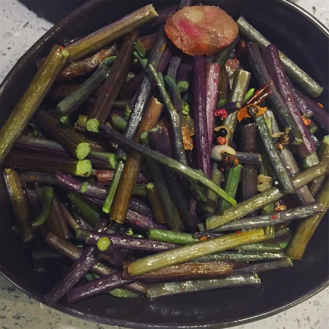 蕨菜炒腊肉