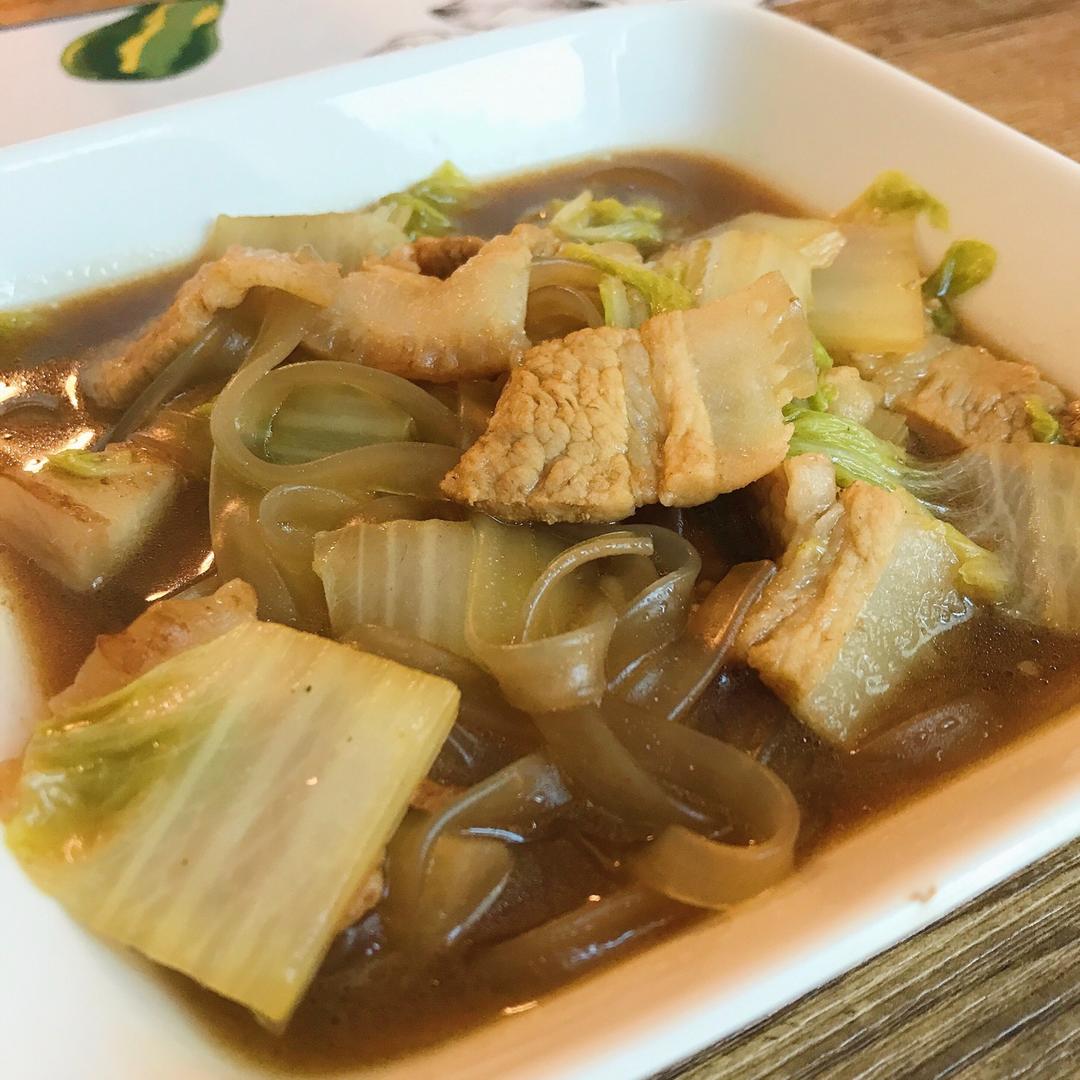 猪肉白菜炖粉条