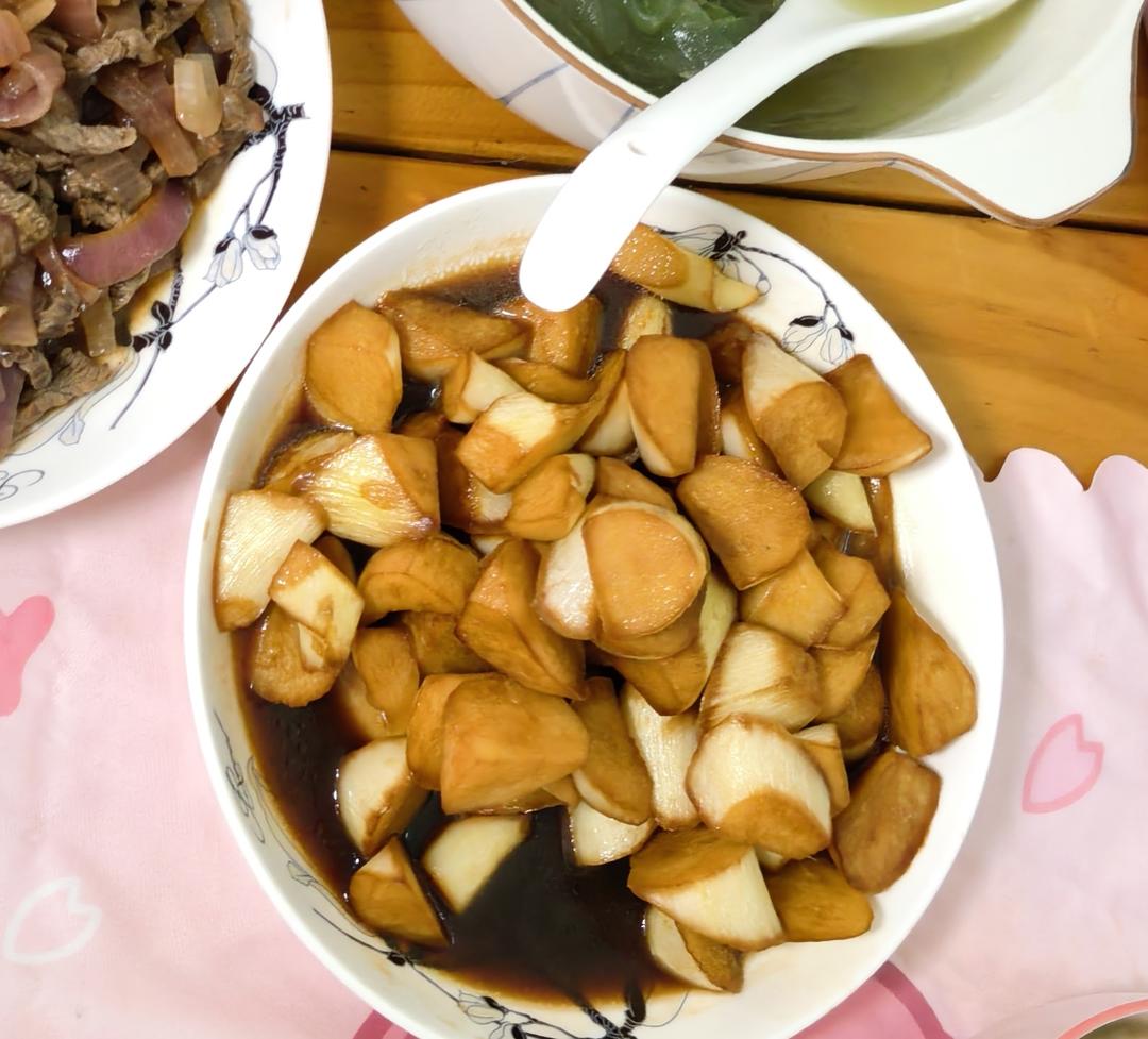 🔥10分钟完成一道不加水的红烧茭白