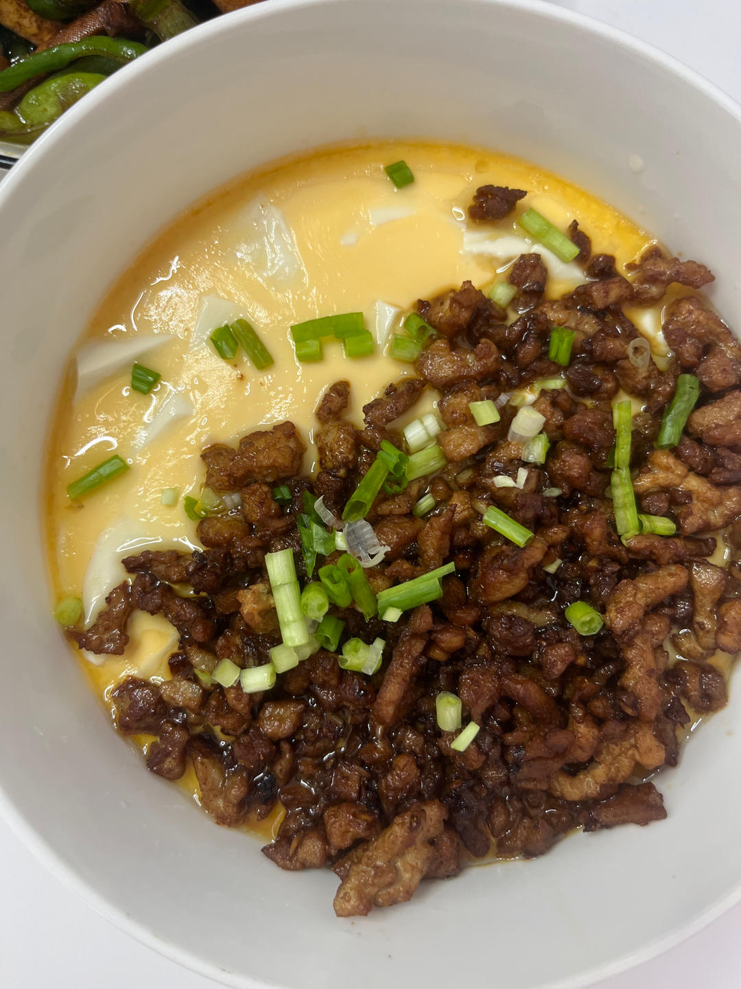 肉末豆腐蒸蛋