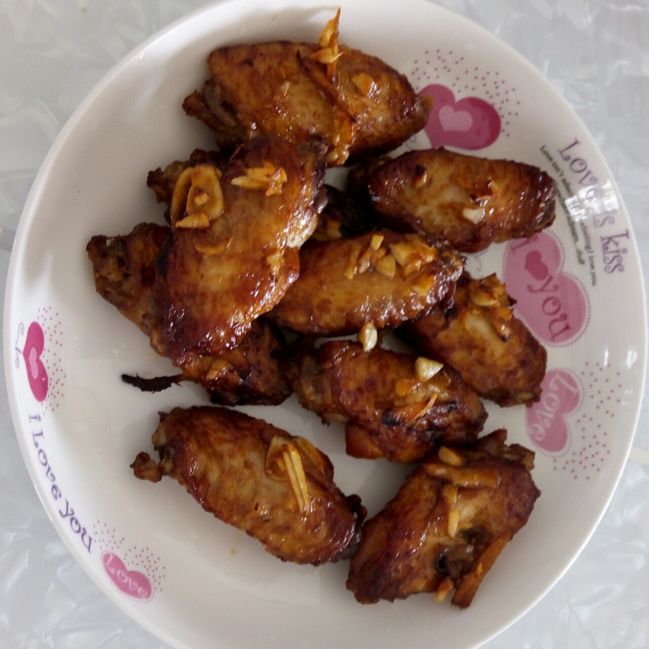 蒜香烤鸡翅