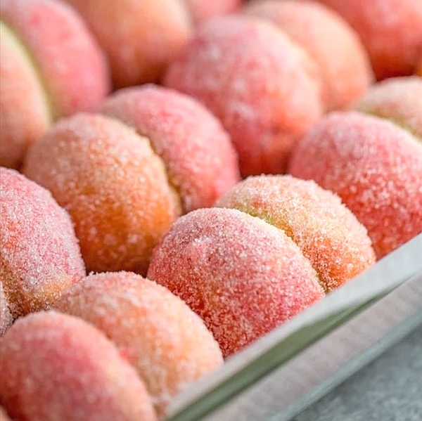 蜜桃造型夹心曲奇（Peach Cookies）的做法 步骤6