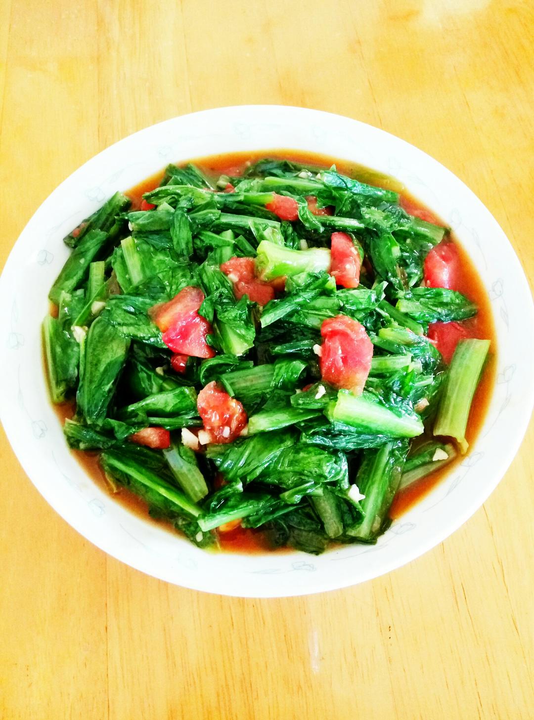 清炒油麦菜