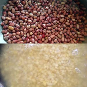 玉米油版绿豆（红豆、鲜花、鲜肉）饼的做法 步骤1