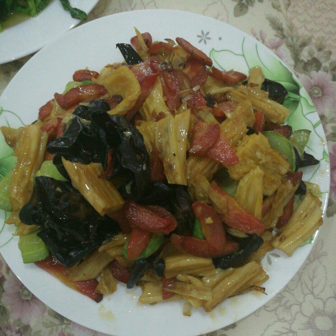 素炒腐竹