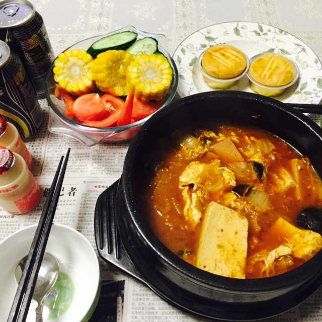 韩国芝士部队火锅