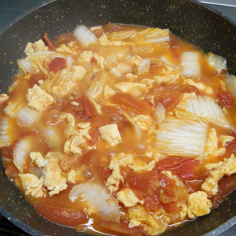 大白菜番茄蛋