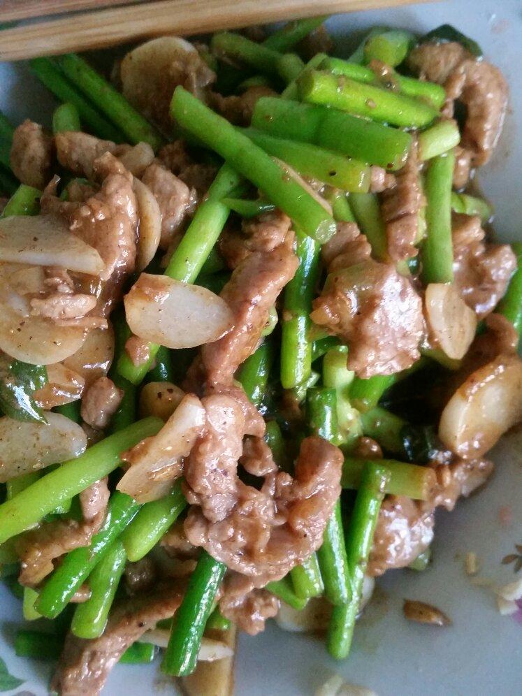 蒜薹炒肉
