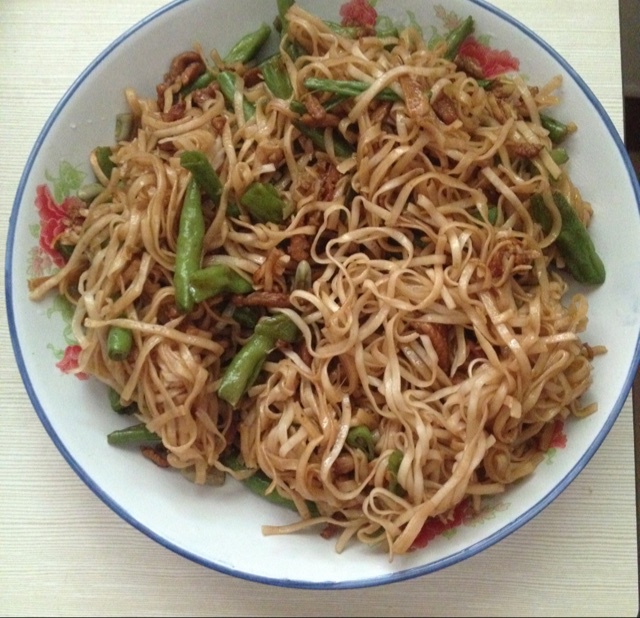 vvlovecherry做的豆角蒸面
