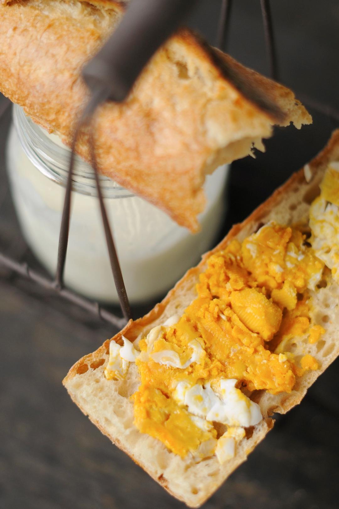 纯奶手撕吐司的做法 步骤1