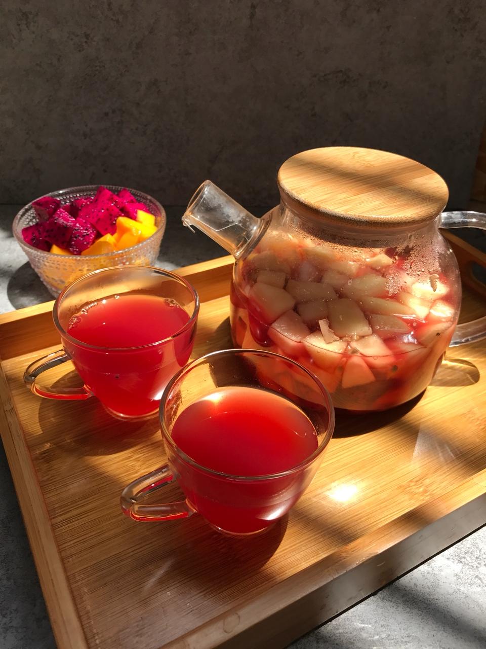海南水果茶【夏季养胃热饮】