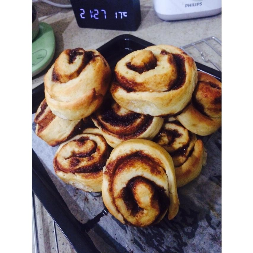 【曼食慢语】肉桂面包卷