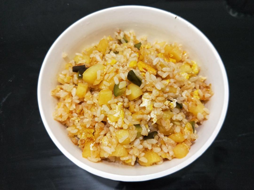 苹果炒饭