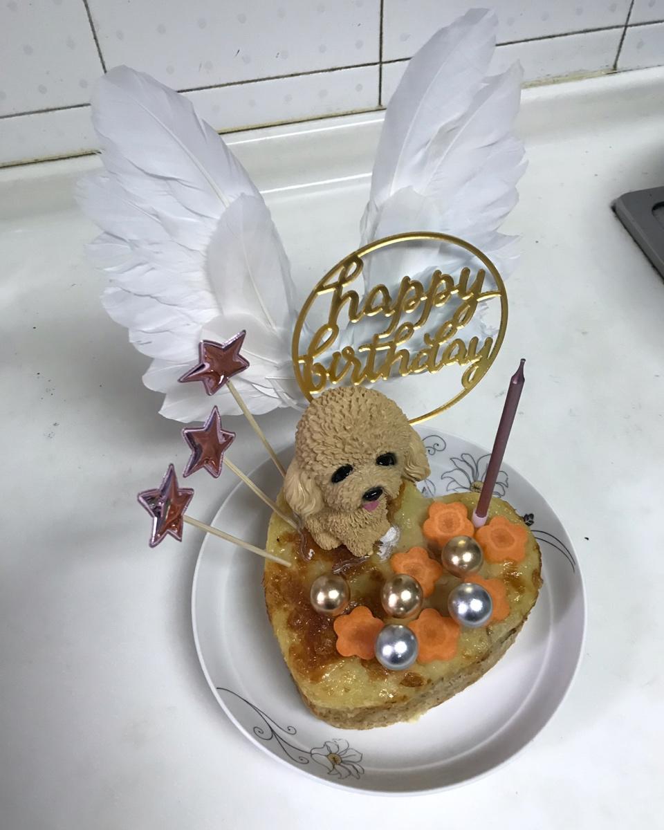狗狗生日蛋糕（纯天然无色素无面粉）