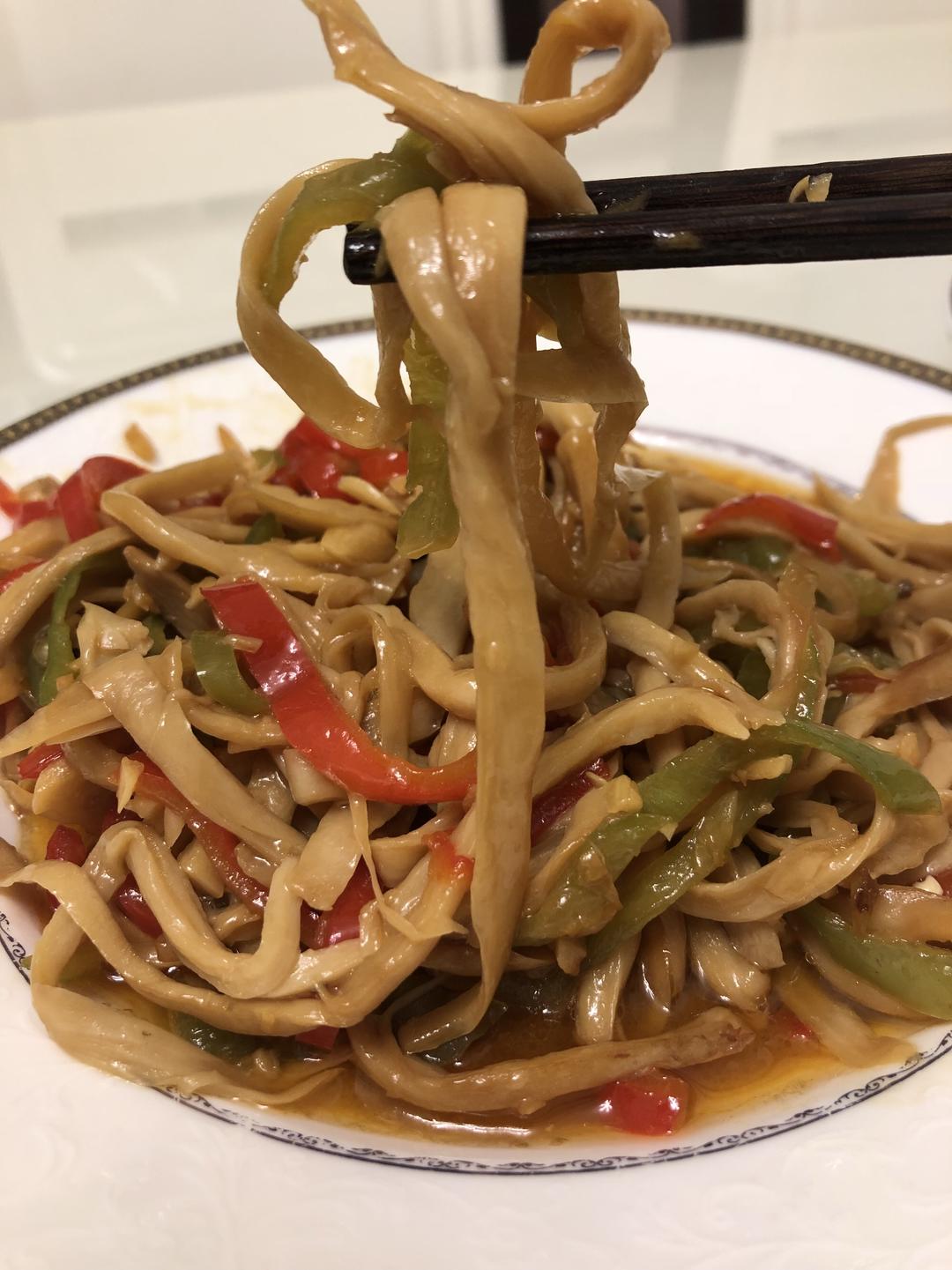 家常菜🔥素炒杏鲍菇🍄味道💯