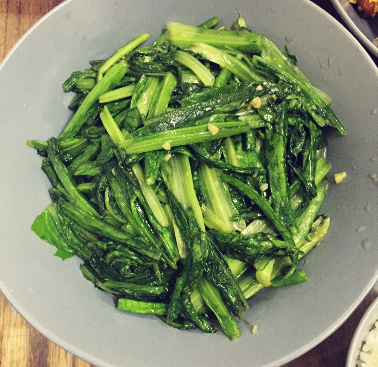 清炒油麦菜