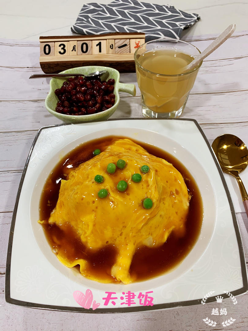 天津饭【蟹玉丼】蟹棒与鸡蛋的完美融合