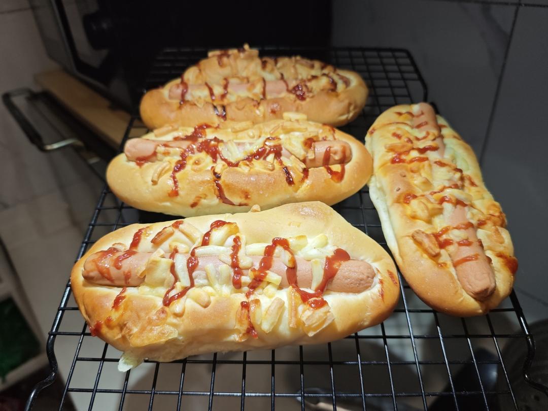 波兰种芝士肉松肠仔包