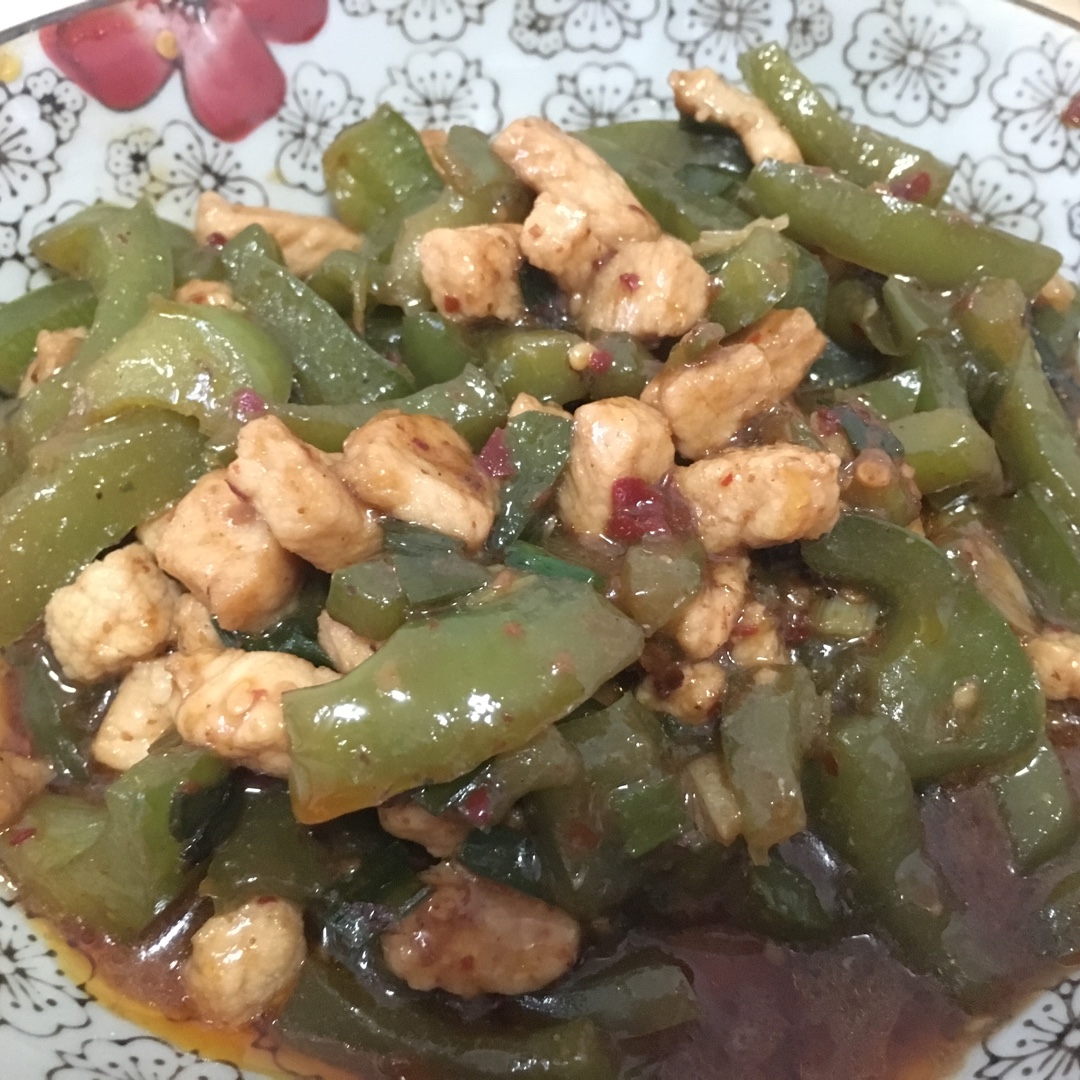 青椒炒肉丝