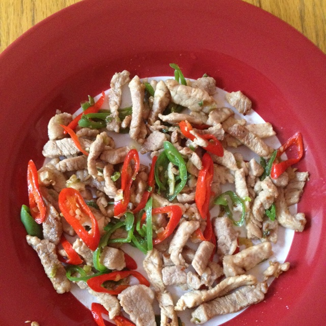 董太的私房菜--辣椒炒牛肉丝