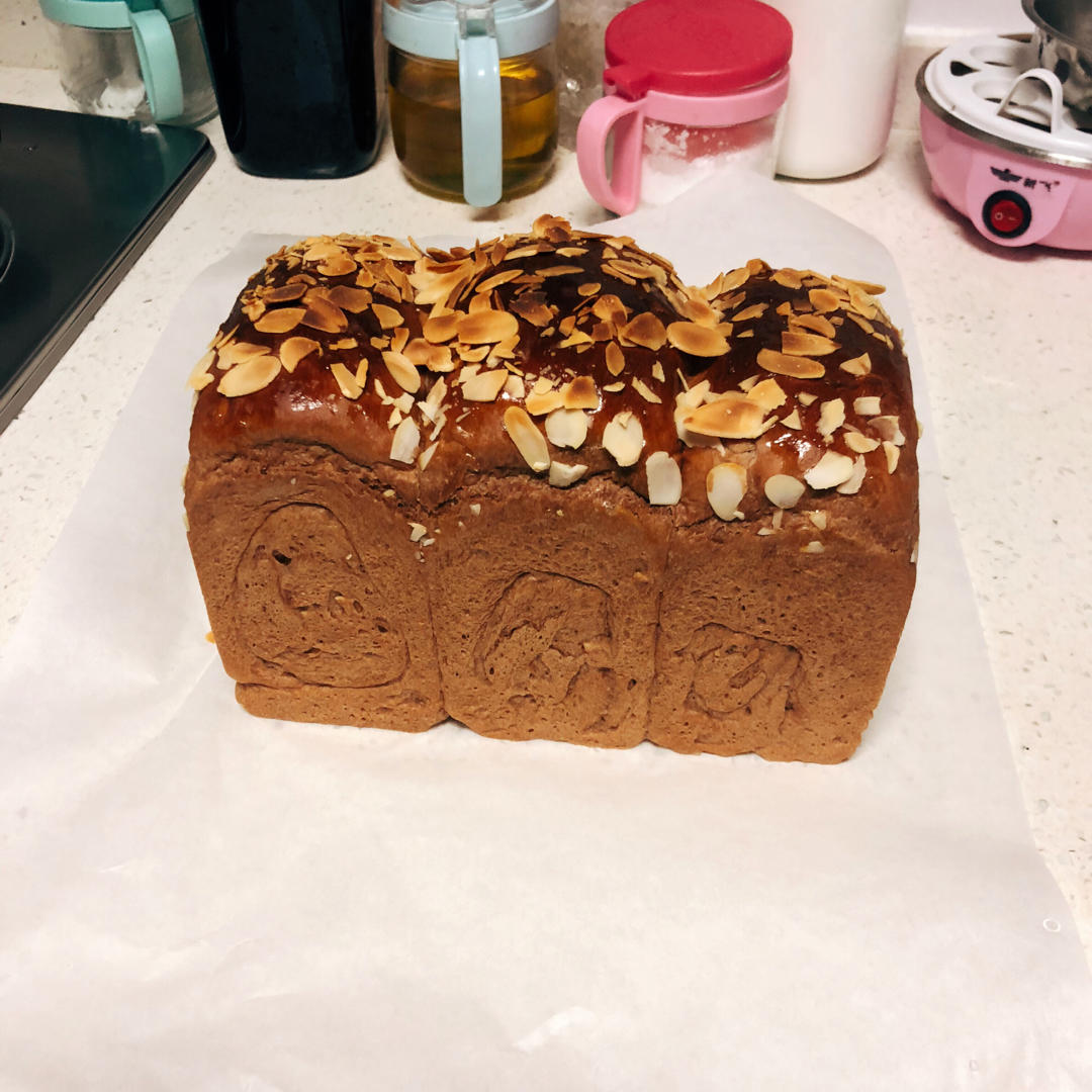 奶油巧克力吐司