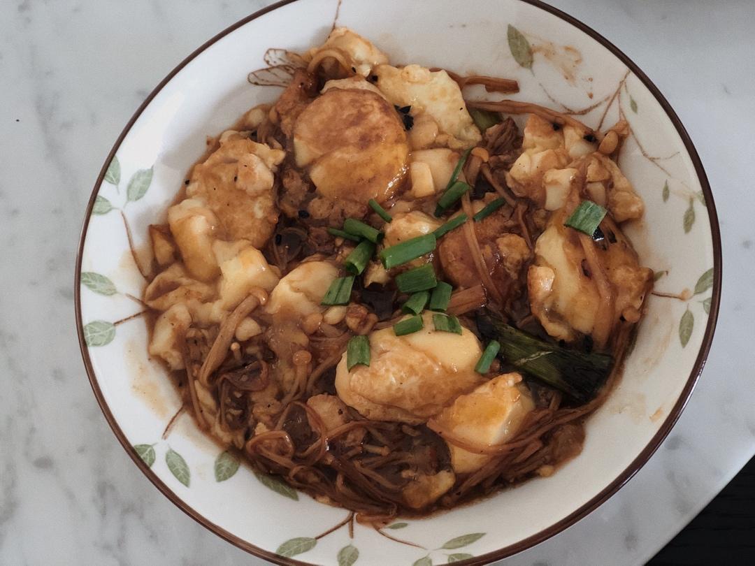 超级下饭菜--金针菇日本豆腐