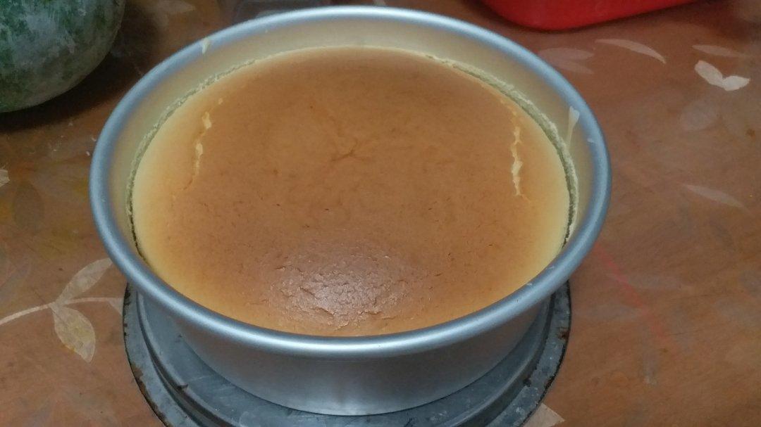 入口即化8寸轻芝士蛋糕(6寸轻乳酪蛋糕材料减半)新手也能做