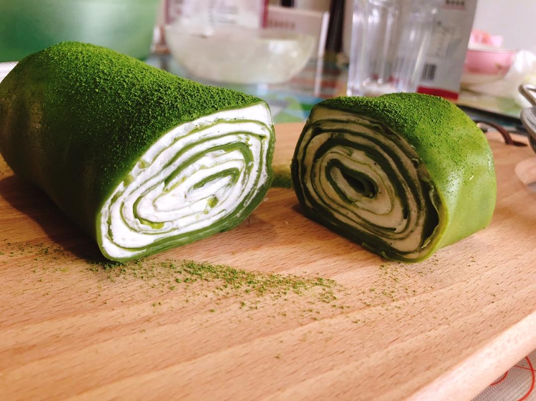 抹茶毛巾卷