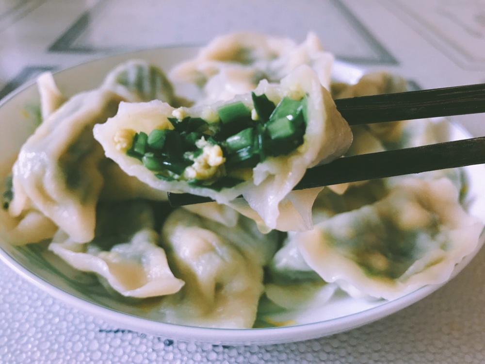 经典的韭菜鸡蛋馅儿饺子 怎么吃都不会腻