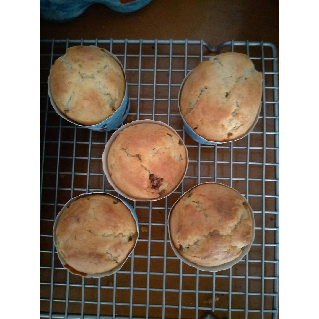 少女心的香蕉蔓越莓玛芬