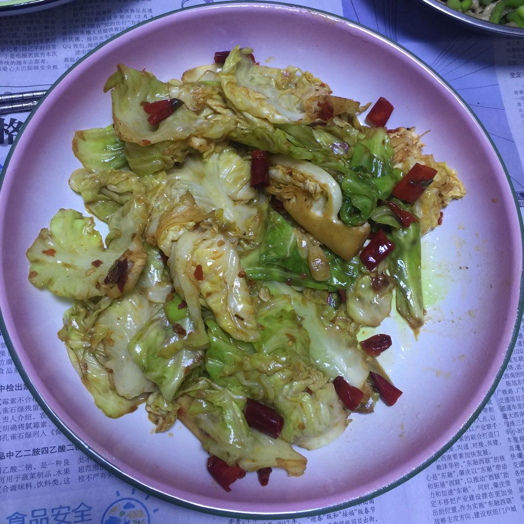 干锅手撕包菜