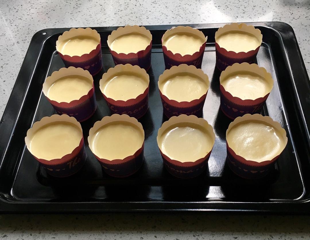 纸杯蛋糕 8寸戚风蛋糕的量
