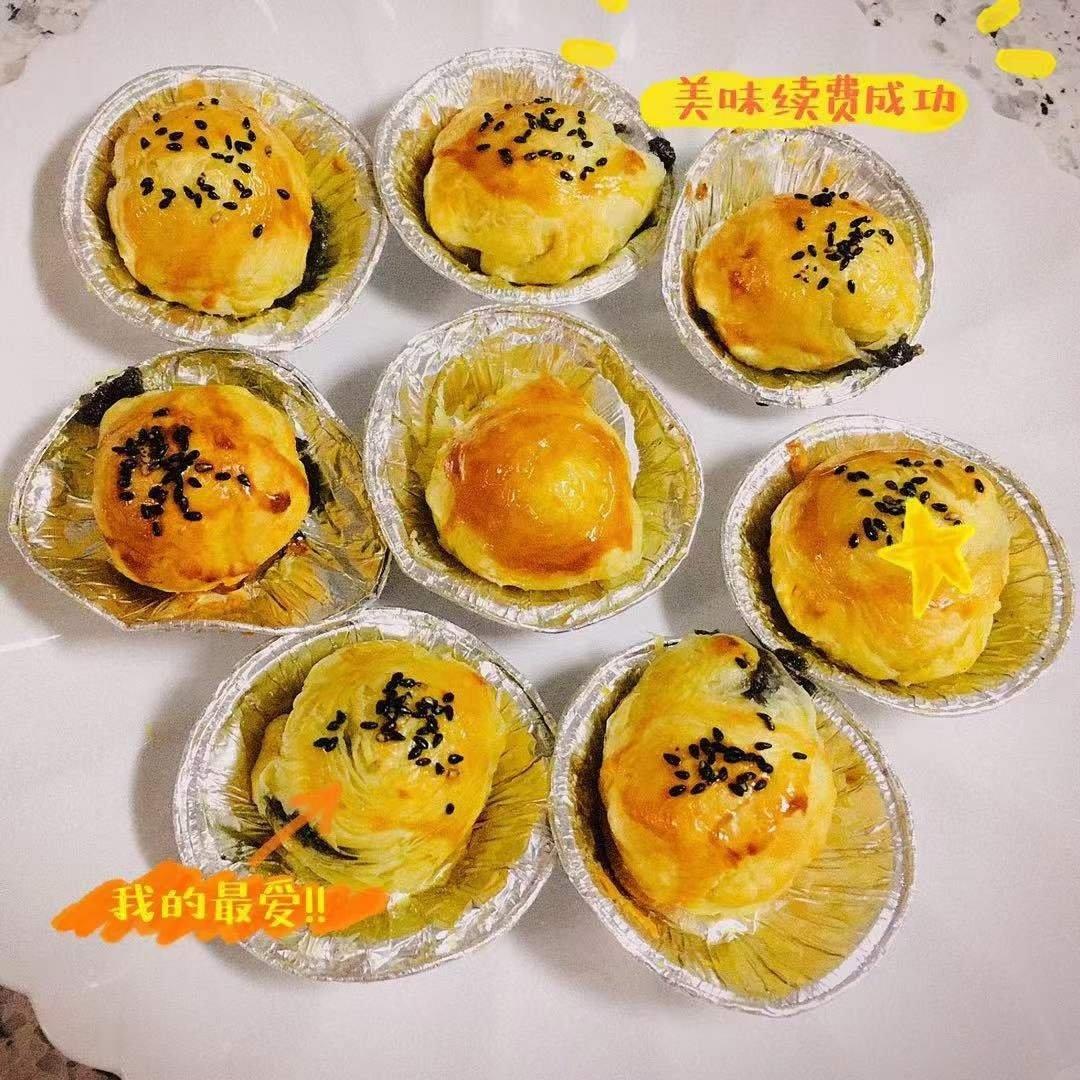 蛋挞皮版烤汤圆