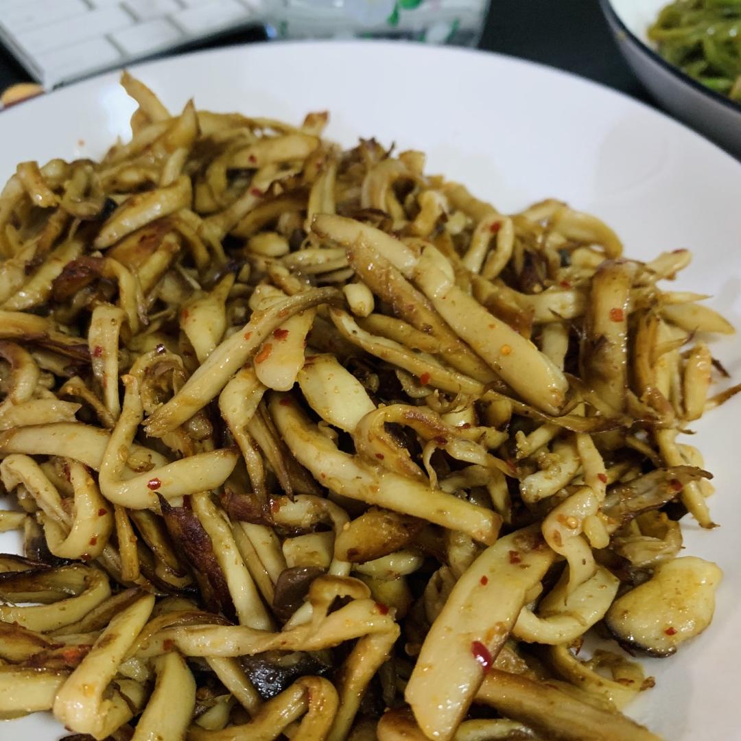 干煸手撕杏鲍菇