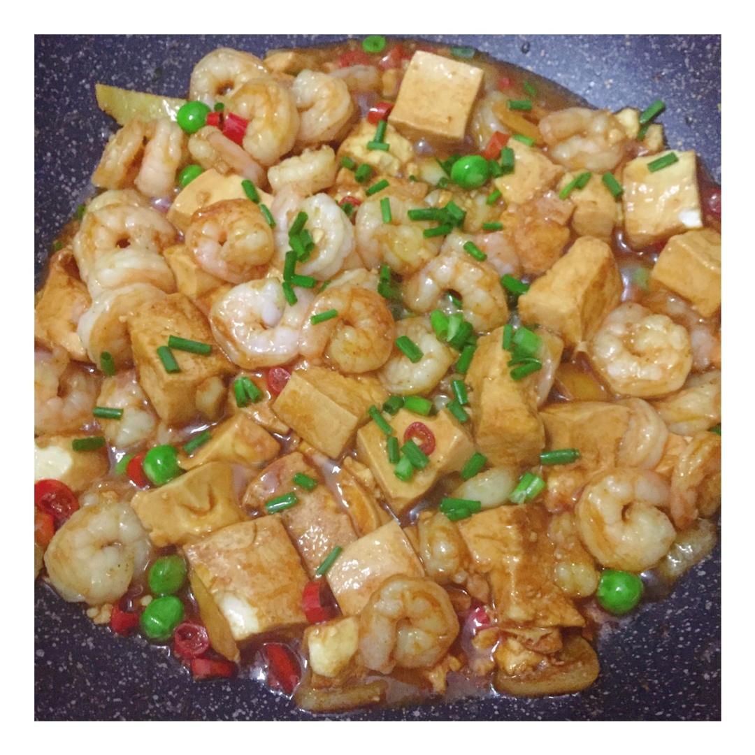 虾仁豆腐