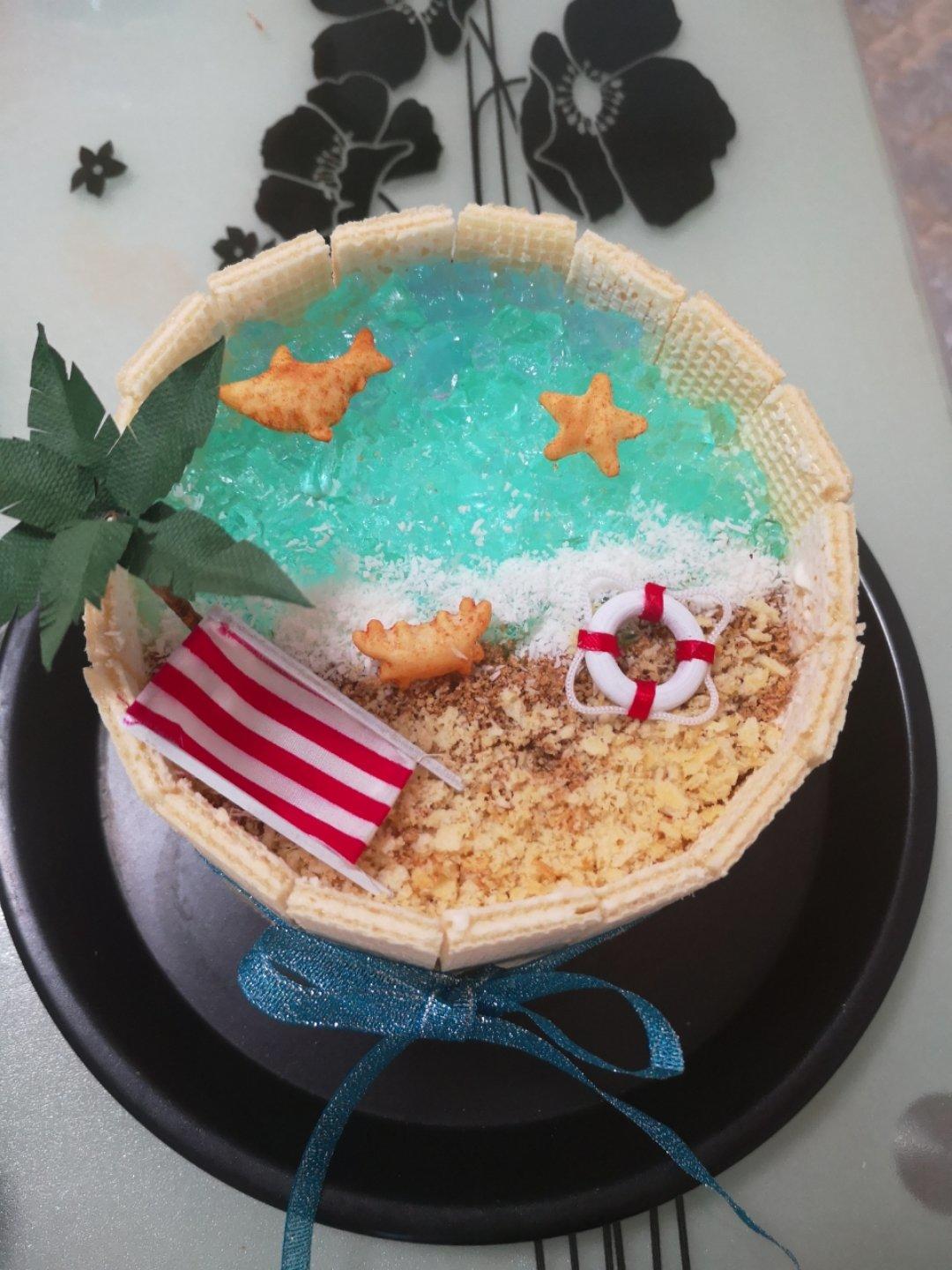 海洋酸奶慕斯蛋糕