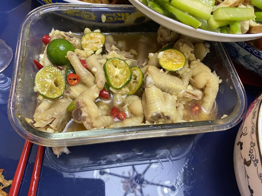 香辣蒜香凉拌爽脆鸡脚
