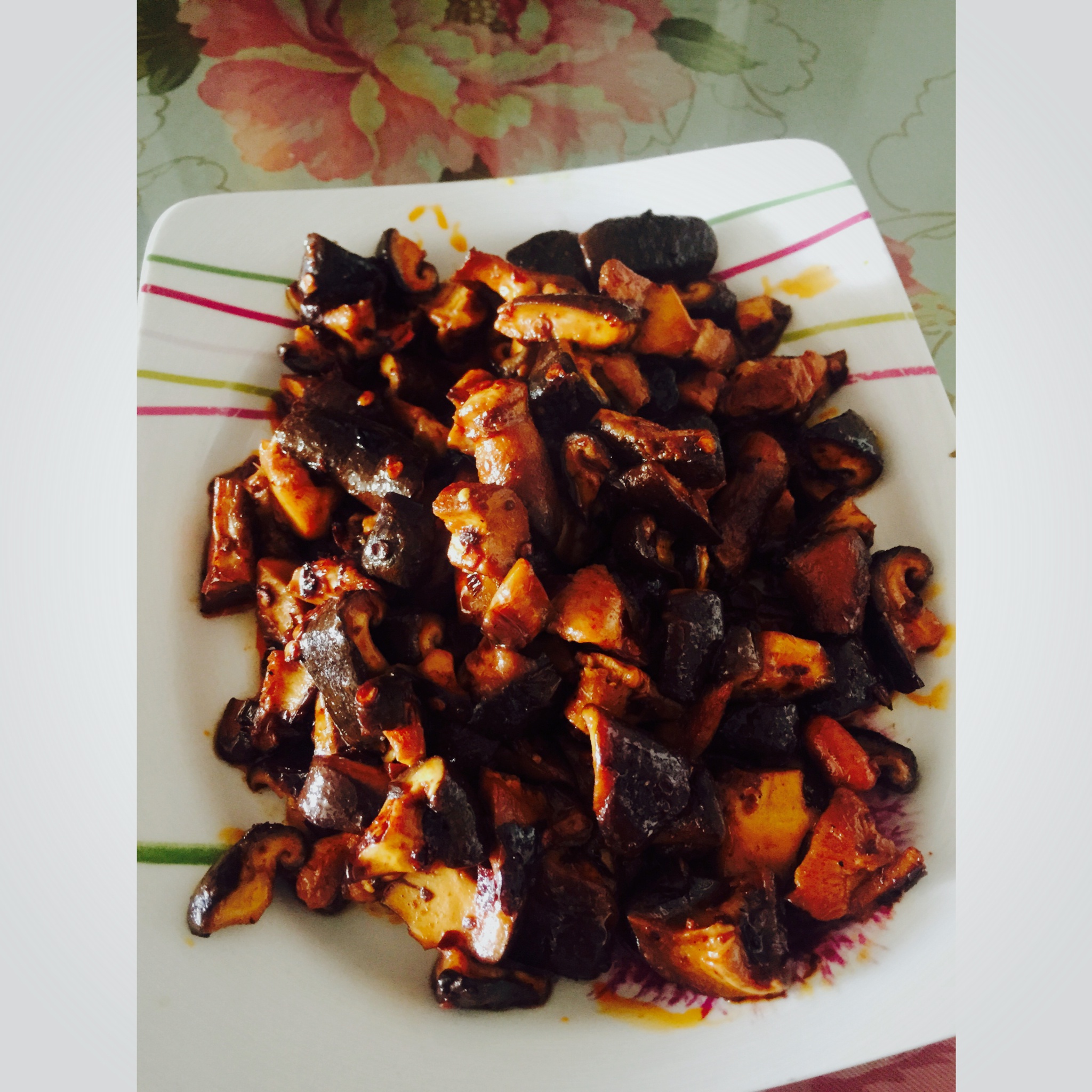 老干妈炒香菇(快手版)